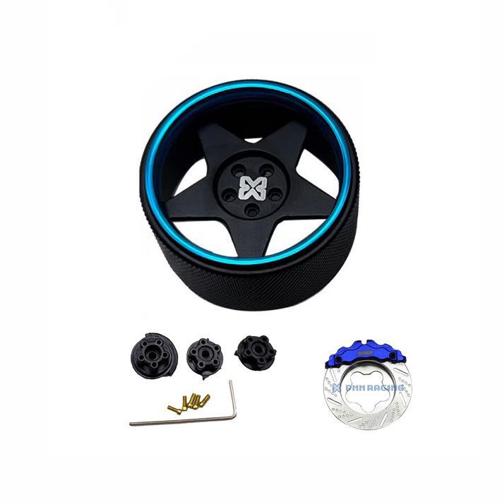 Rc Remote Control All-Metal Handwheel Model Wheel Hub with Brake Caliper + Three Adapter Wrench & Screws Rc Remote Control All-Metal Handwheel Model Wheel Hub with Brake Caliper + Three Adapter Wrench & Screws