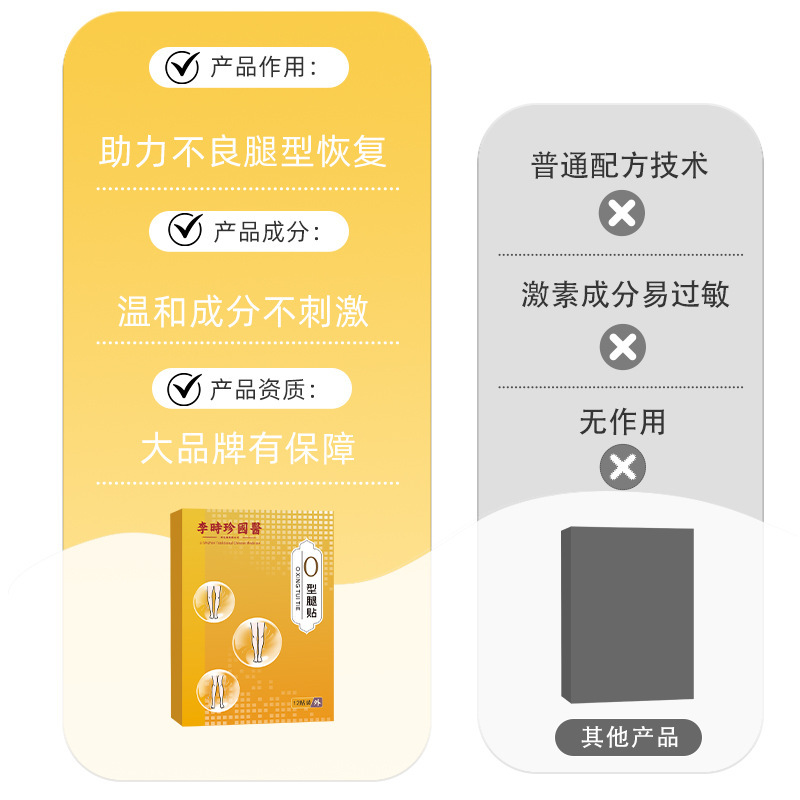 李時珍の中国伝統医学O型脚パッチ、X型脚、足内反、ふくらはぎ外反、脚型矯正、TikTokと同じスタイルの発送|undefined