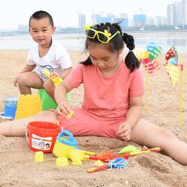 铲子玩沙子的工具儿童沙滩玩具套装宝宝室内海边挖沙沙漏桶沙池