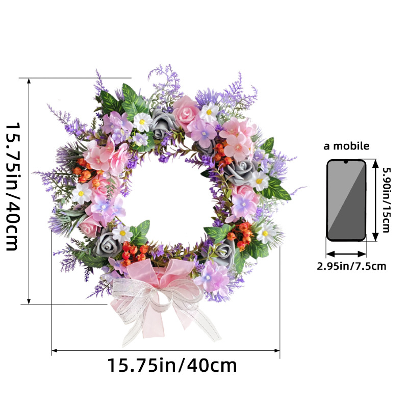 Arco artificial flor guirnalda 2023 Hong Kong amor romántico Rosa púrpura guirnalda patio al aire libre decoraciones de la boda