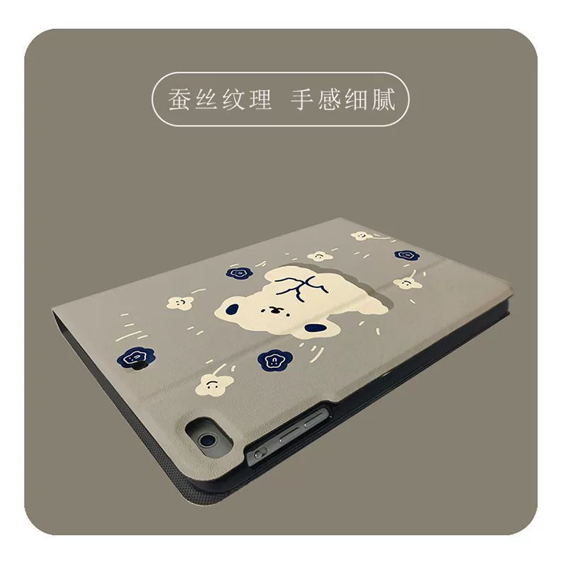 Коре́йский стиль медведь защитный чехол для iPad 2018, подходит для Apple iPad6, милый iPad5 мультяшный Air2 мягкий чехол