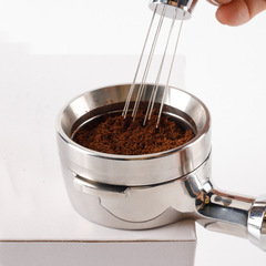 Wholesale stainless steel outer sleeve powder ring coffee machine handle powder ring anti-fly commercial powder distributor quantitative ring