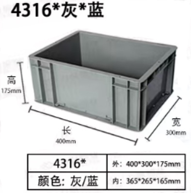スポットグレーヨーロッパ標準 EU 物流ボックススペアパーツターンオーバーボックスカーアクセサリー肥厚カバー転送ボックス転送ボックス