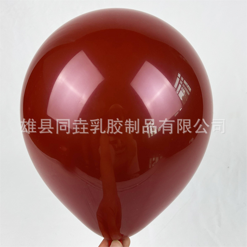 Bola de Granada roja de doble capa de 12 pulgadas (50 piezas por paquete)