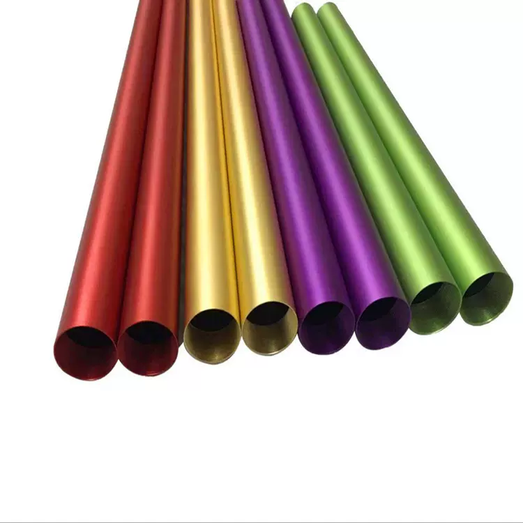 国标6061/6063铝管精密切割 彩色阳极氧化 CNC加工 厂家批发零售