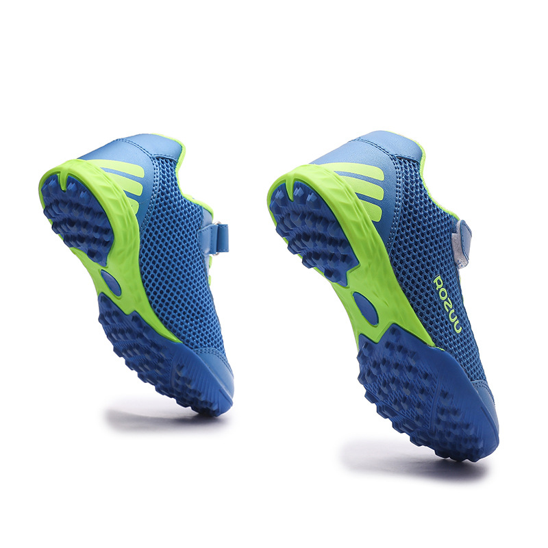 Nuevos zapatos de fútbol transfronterizos para niños, niños y niñas, estudiantes, competición del campus, zapatos de entrenamiento femenino, fábrica de zapatos