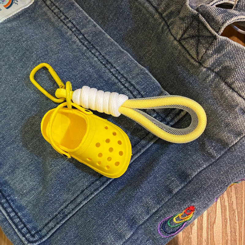 Daily Occasion Streetwear Shoe Plastic Cotton Women's Bag Pendant Keychain