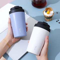 【コーティングされていない】本物の陶磁器の内胆コーヒーカップシンプルな風アメリカ式ローマの小型携帯コップの彫刻