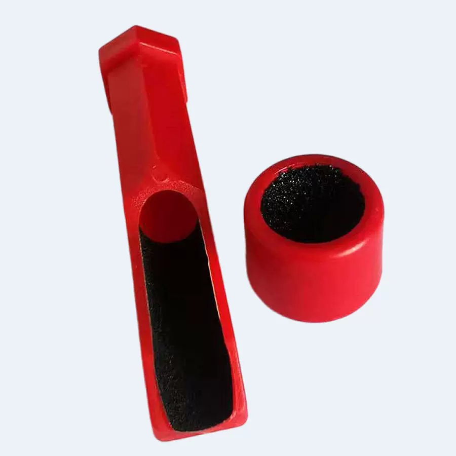 红色塑胶纱布笔皮头打磨器枪头修理器皮头挫台球杆保养器台球配件