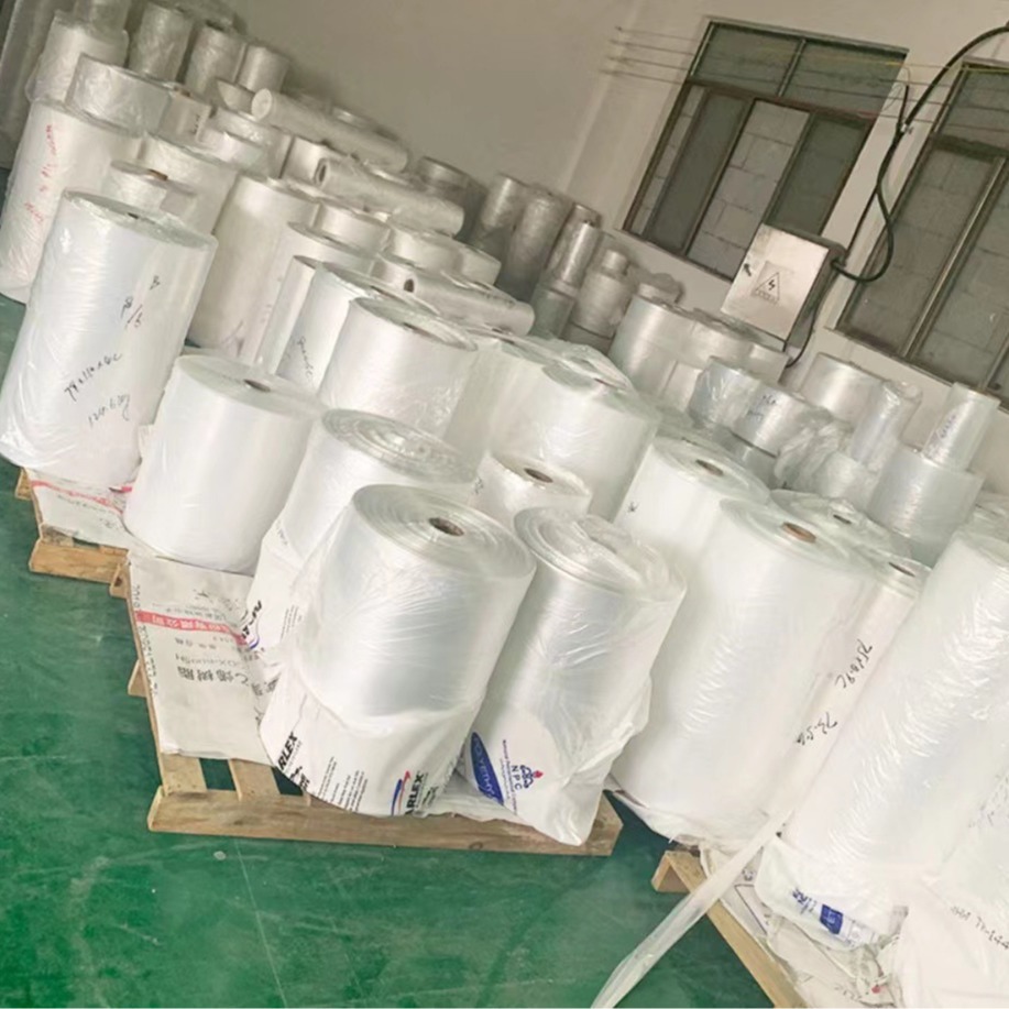 现货pe筒料高压筒膜塑料直通袋直筒布匹布料包装袋防尘防水pe卷膜