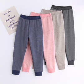 儿童保暖裤秋冬男女羊毛打底绒裤冬季内搭中大童加厚棉裤校服神器