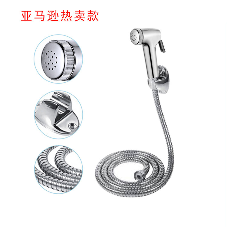 Ventas transfronterizas de pulverización de lavador de mujer ABS compañero de inodoro Amazon ventas calientes 304 conjunto de pulverización de lavador