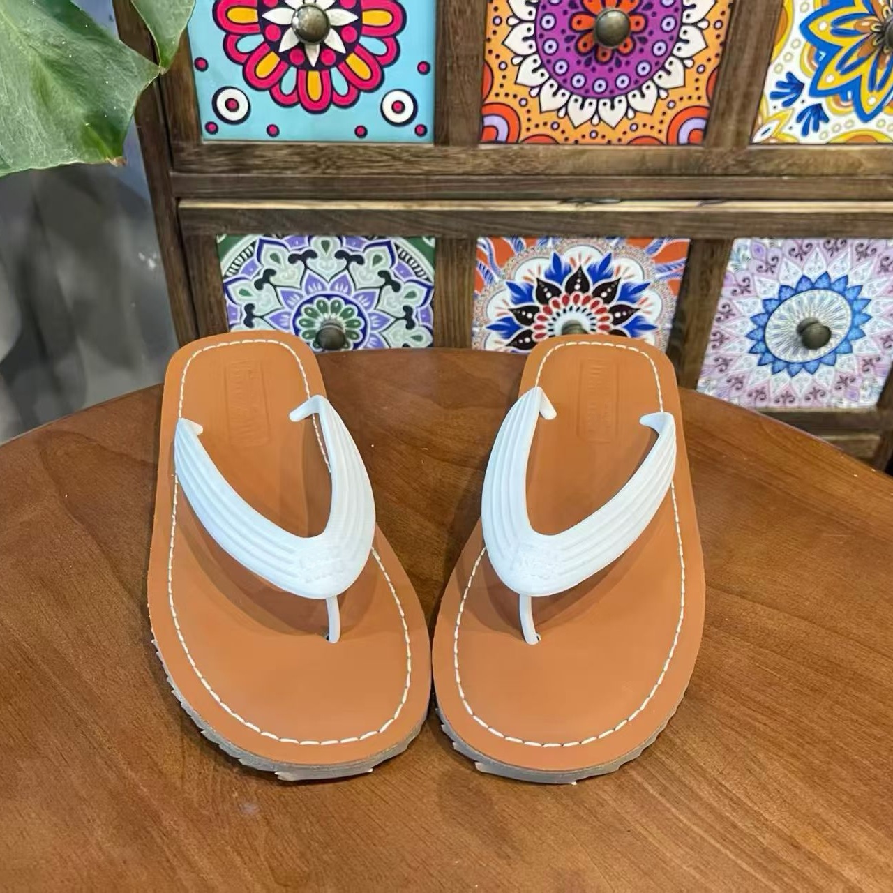 Quality Shoes Cross-border Summer Casual Versatile Fashionable Flip-Flops For Beach And Outdoor Wear, Comfortable Flat Sandals_vogvips.com
