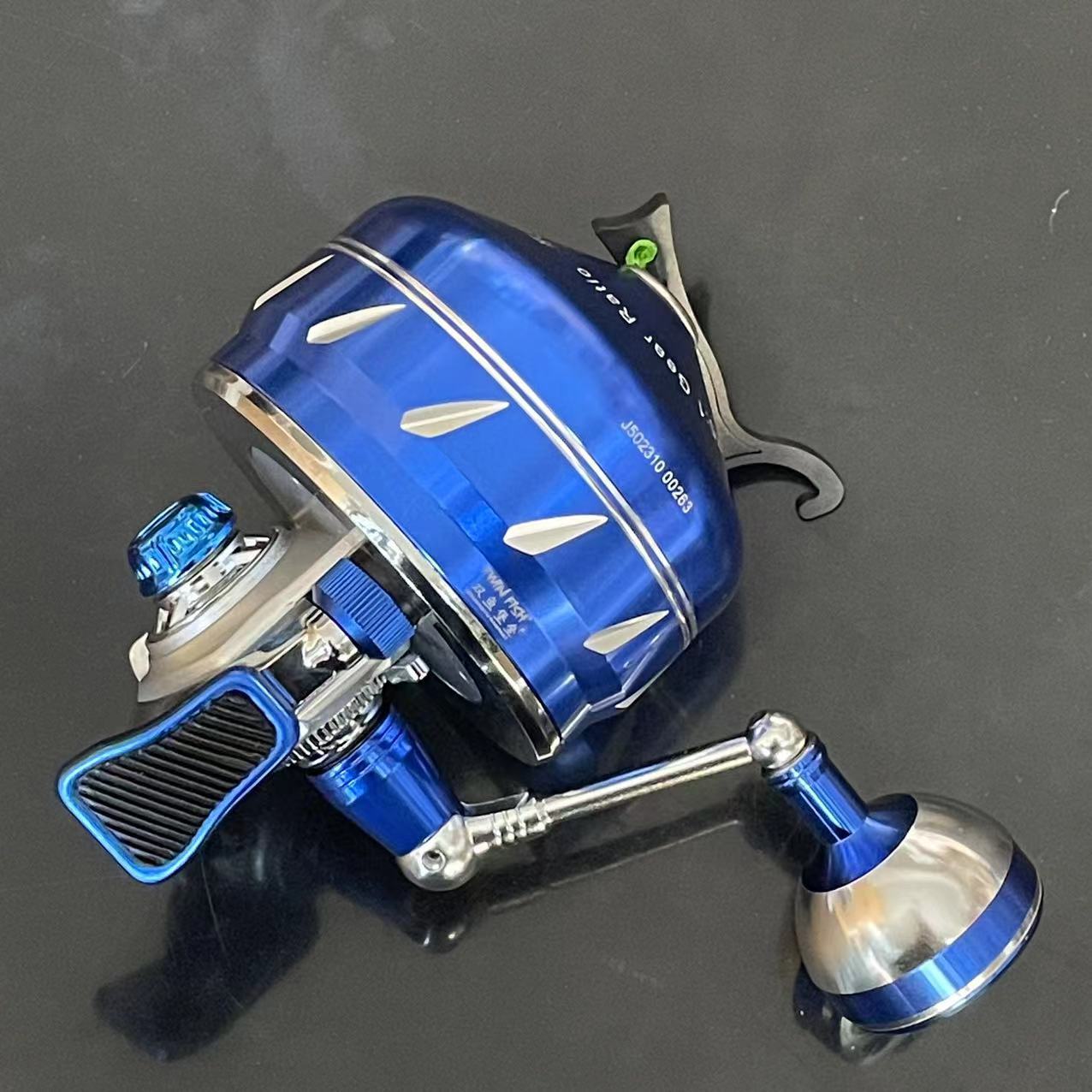 Transfronterizo Piscis fortaleza J33 J39 todo-metal J50 rueda de pesca rueda cerrada Slingshot compuesto arco rueda de pesca