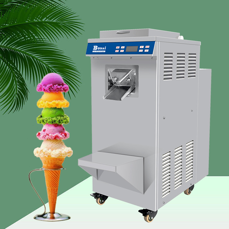 Bocconi Vertical Ice Cream Machine Hard Large Output Ice Cream Commercial Ice Cream Machine Automatic Net Red Dig Ball Machine