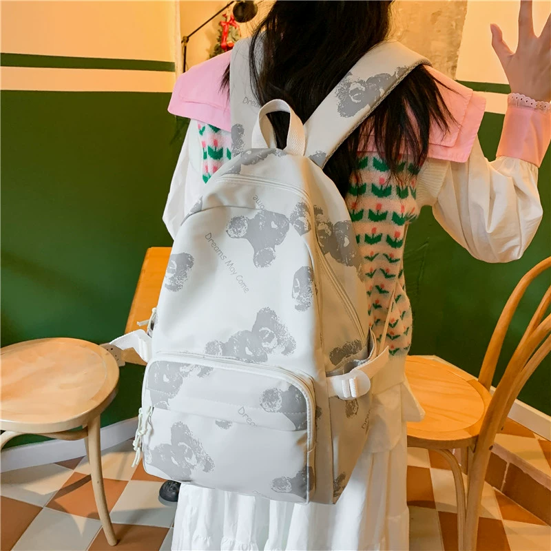 Men's backpack, Japanese capacious shoulder bag for traveling, school bag for students, simple and elegant design, for secondary school, for teenagers