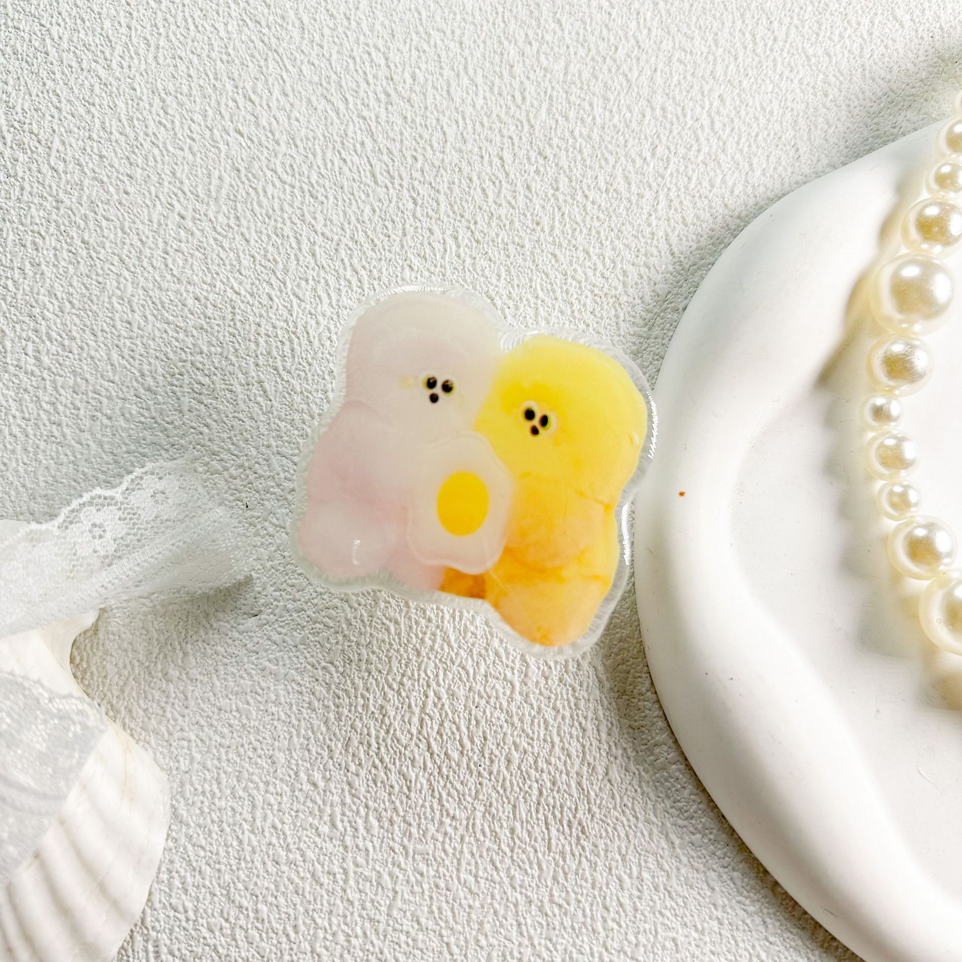 Transparent Bracket - Poached Egg Doll