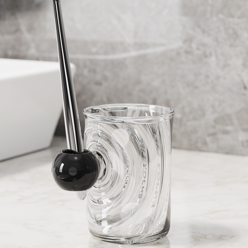 Taza de enjuague de patrón glacial, taza de cepillo de dientes transparente de lujo, taza de lavado de pareja, taza de cepillo de dientes de niños, taza de cepillo de dientes de estudiantes