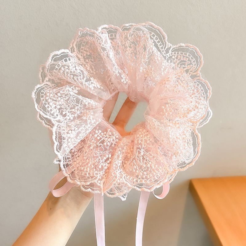 Coleteros de alta gama estilo 2025 para mujer con lazos de goma, coleteros para el cabello con un estilo de bosque para accesorios de cabello de niñas.