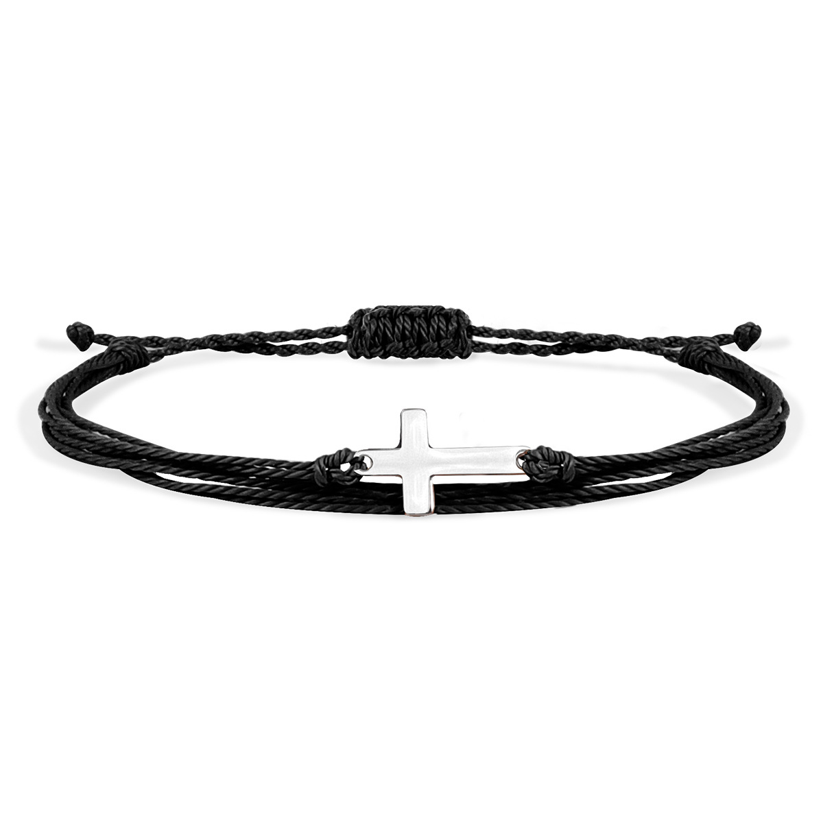 Women's Gender Simple Style Solid Color 304 Stainless Steel Rope Wholesale Drawstring Bracelets
