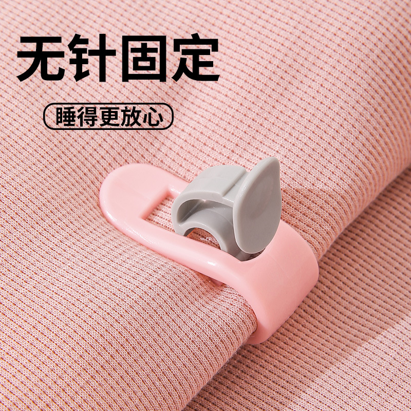 Nuevo tipo de colcha de cama fijador de colcha de algodón cubierta de colcha de cama fijador de abrazadera sin aguja peligros ocultos para dormitorios