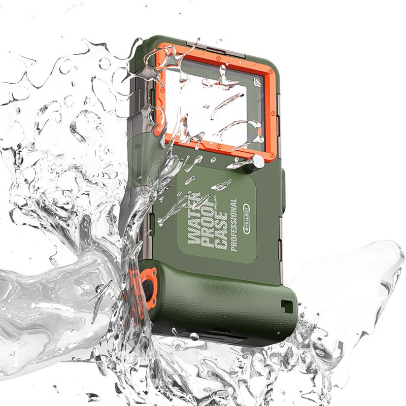 Black Technology Diving Phone Case 15m Universal Outdoor Full-Cover Waterproof Case Diving Photography Phone Protective Case