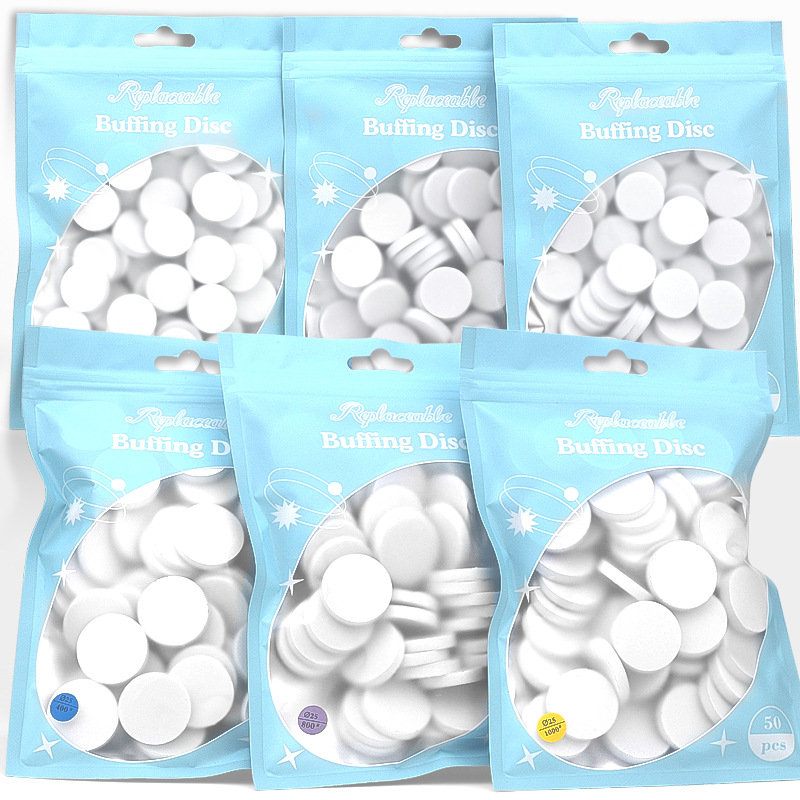 Almohadilla de pulido de uñas transfronteriza 50 piezas almohadilla de pulido de uñas pieza especial traje de herramientas de uñas