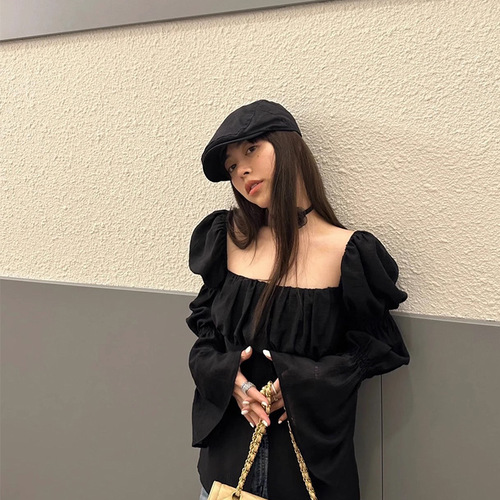 Bell cap for women, suitable for spring, summer, autumn, and winter, trendy retro Japanese, niche, artist hat, round face, makes face look smaller, avant-garde hat