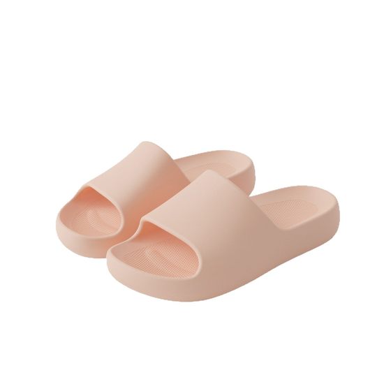 Qidan Shoe Factory Sandals and Slippers Women's Summer Simple Home Indoor Thick Bottom Comfortable Non-Slip Lovers EVA Slippers