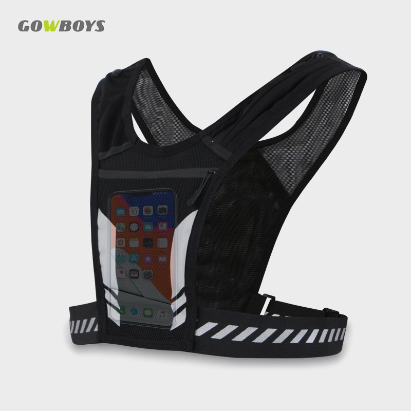 Running and Cycling Backpack, Water Bottle, Sports Vest, Breathable Mesh, Cross-Border Best-Selling Men's and Women's Mobile Phone Vest Bag