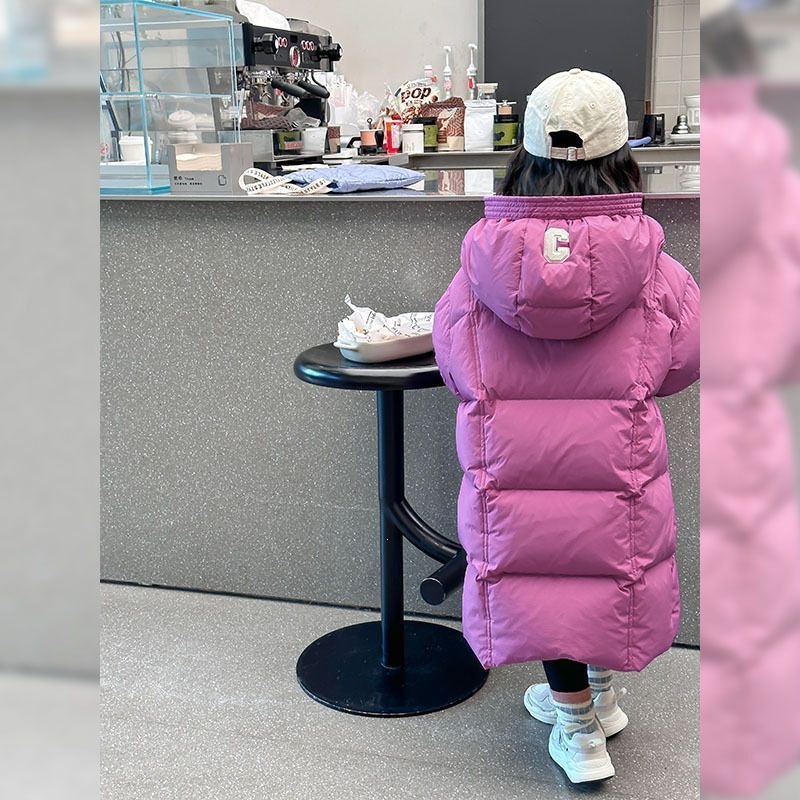女童冬季羽绒棉服2026新款加厚棉袄中大儿童长款保暖冬装棉衣外套