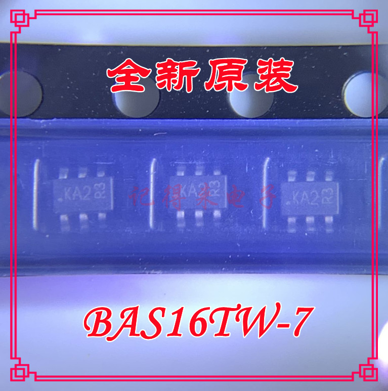 BAS16TW-7-F SOT-363 丝印KA2 开关二极管 75V 200mW BAS16TW-7