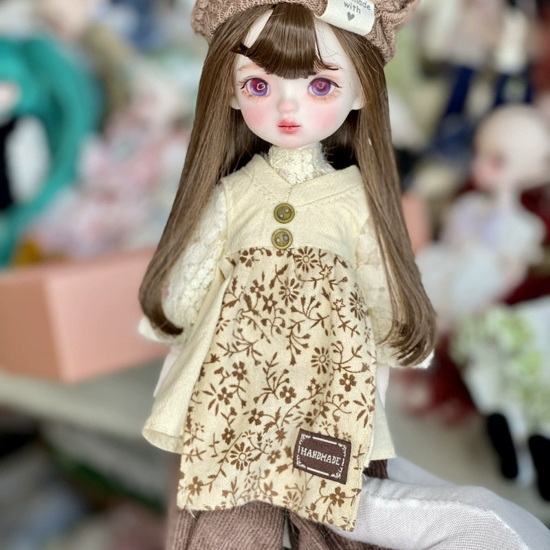 6 точек Домашний BJD30 см сустав mjd кукла Макияж кукла 3D реальный глаз девочка игрушка наряд кукла