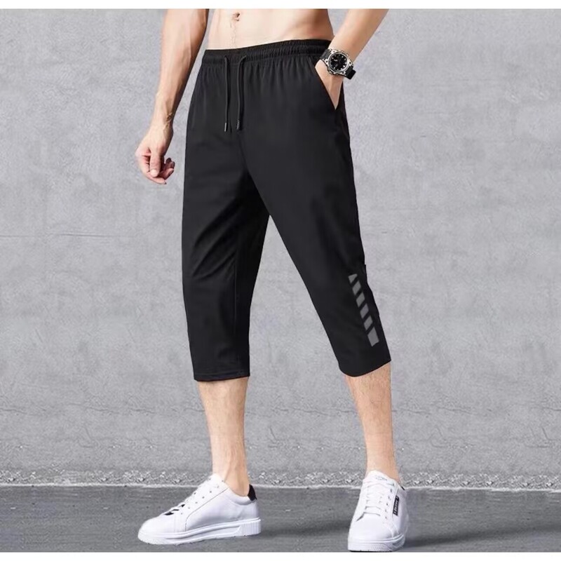 577 Summer Sports Capri Pants Men's Korean-style Slim Pants Men's Foot-toe Casual Shorts 540