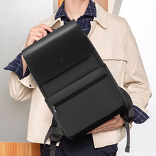 苹果电脑背包定制跨境时尚双肩包大容量翻盖防盗背包质感学生书包