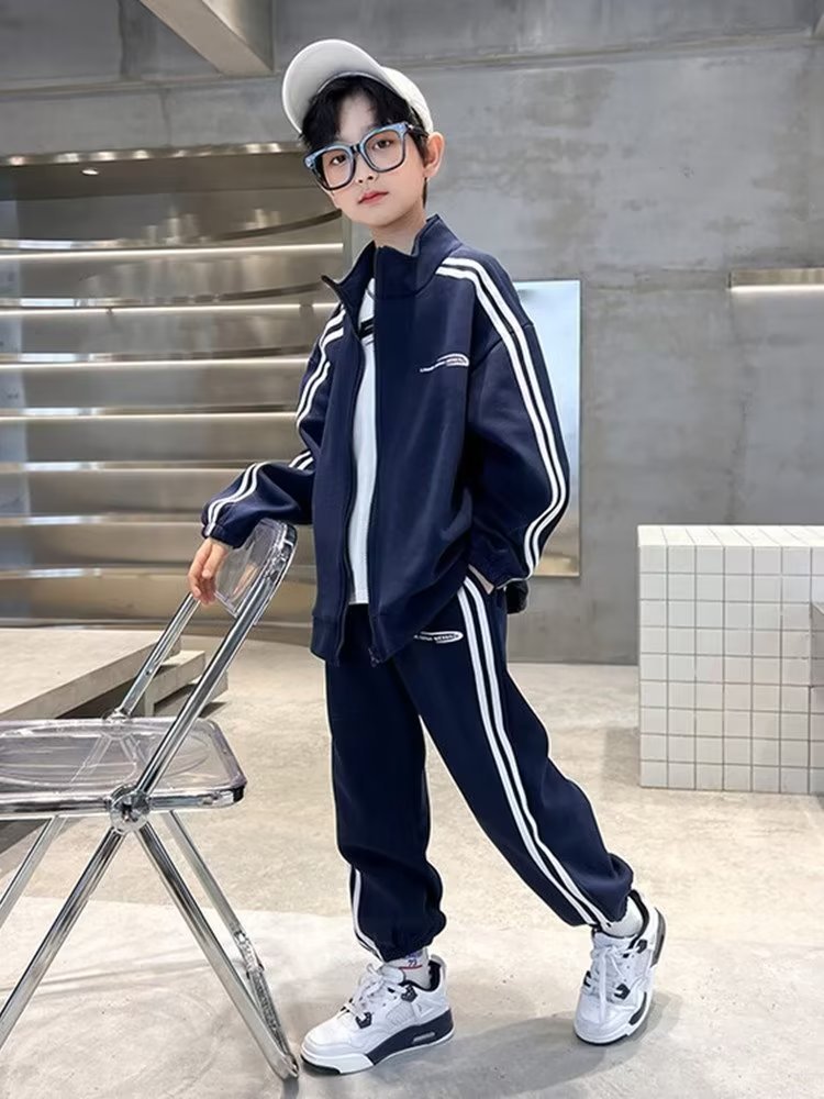 Set Spring 2023 New Autumn Clothing Children's Midsize and Big Boys' Handsome_voghion.com