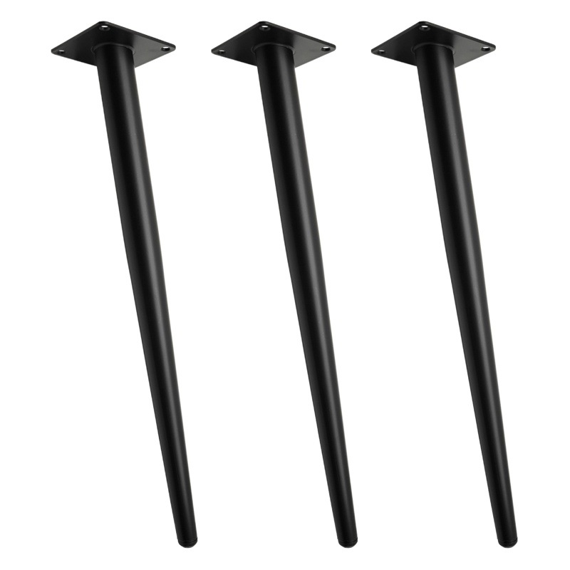 Gabinete de muebles de metal soporte de pie pierna tocador pie cono pie sofá pie oblicuo pie cono tubo pie Mesa pie hardware pie