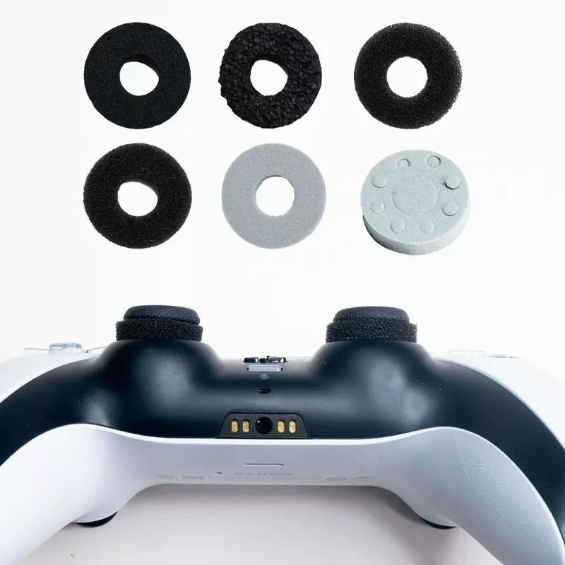 手柄海绵缓冲环PS5/XBOX/SWITCH摇杆海绵圈PRO游戏手柄辅助定位套