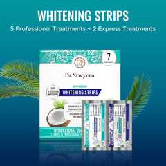TK跨境爆品Tooth WhiteningStrip椰子油牙齿护理美牙贴牙齿美白条