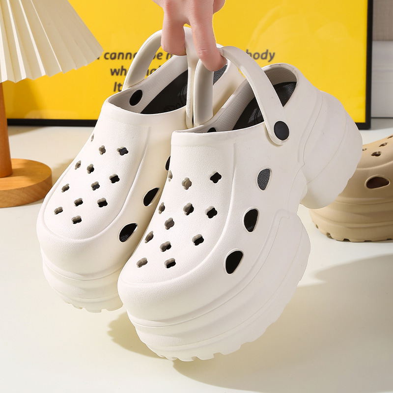 2025 New Style Women's Clogs for Autumn, Summer, and Spring, with Height-Increasing Thick Soles, Suitable for Outdoor Wear, Non-Slip, Closed-Toe Shoes, Slippers, Anti-Slip, Anti-Odor 2025 New Style Women's Clogs for Autumn, Summer, and Spring, with Height-Increasing Thick Soles, Suitable for Outdoor Wear, Non-Slip, Closed-Toe Shoes, Slippers, Anti-Slip, Anti-Odor