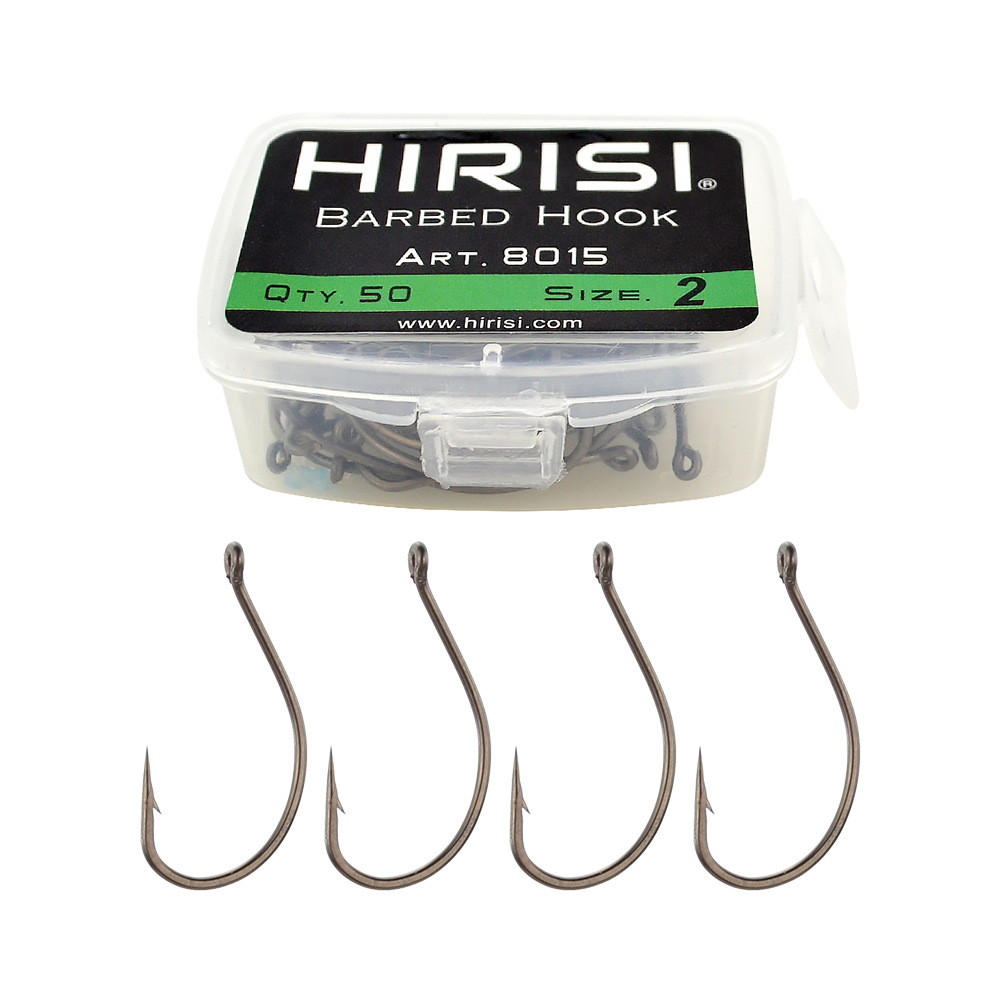 50 cajas de miles de anzuelos con tubo de púas Fu Marushi anzuelos de cebo duro pesca de carpa europea