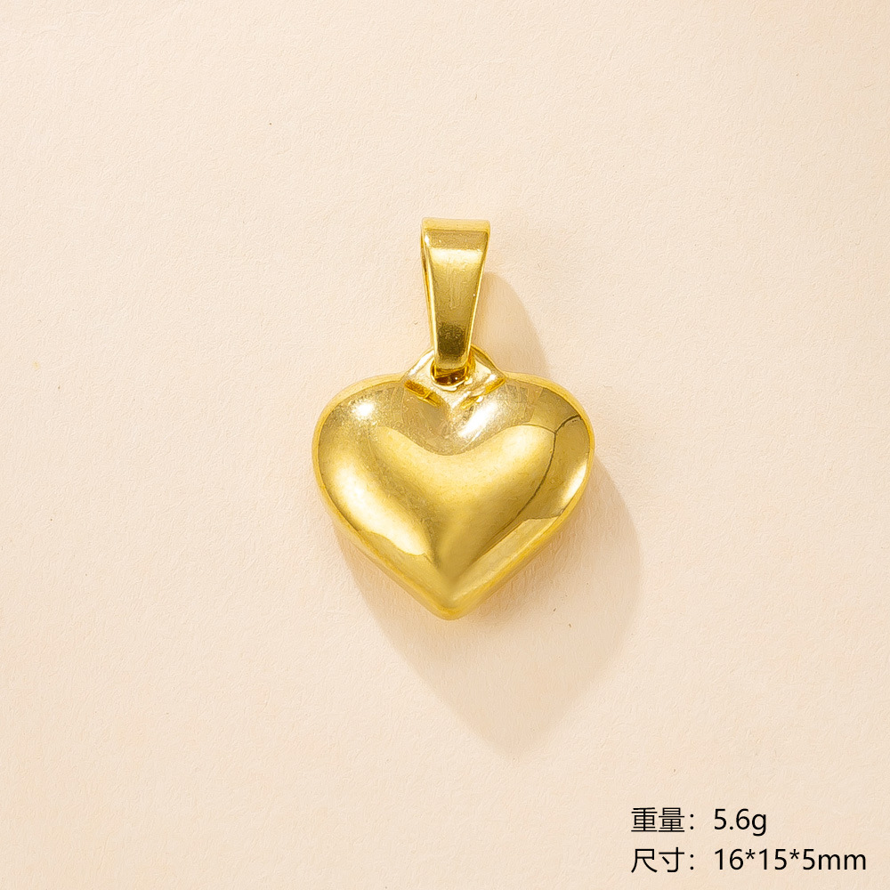 Colgante único transfronterizo de acero inoxidable fundición pulsera collar colgante amor cruz elemento diy accesorios