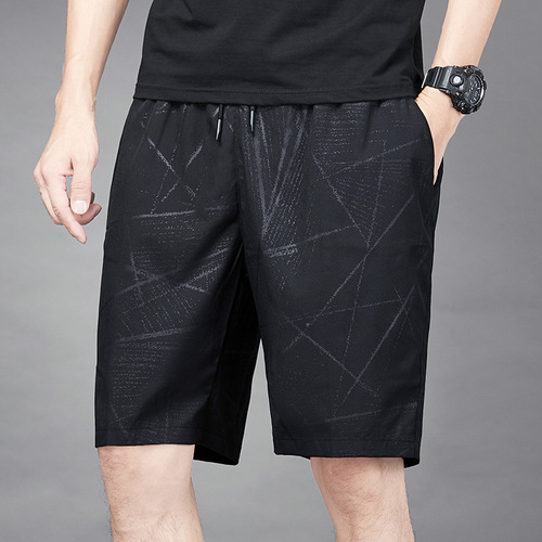 Code Beach Casual 5-Pocket Shorts Cross-Border Thin 4-Way Stretch Quick-Dry Running Pants Amazon Trend Manufacturer