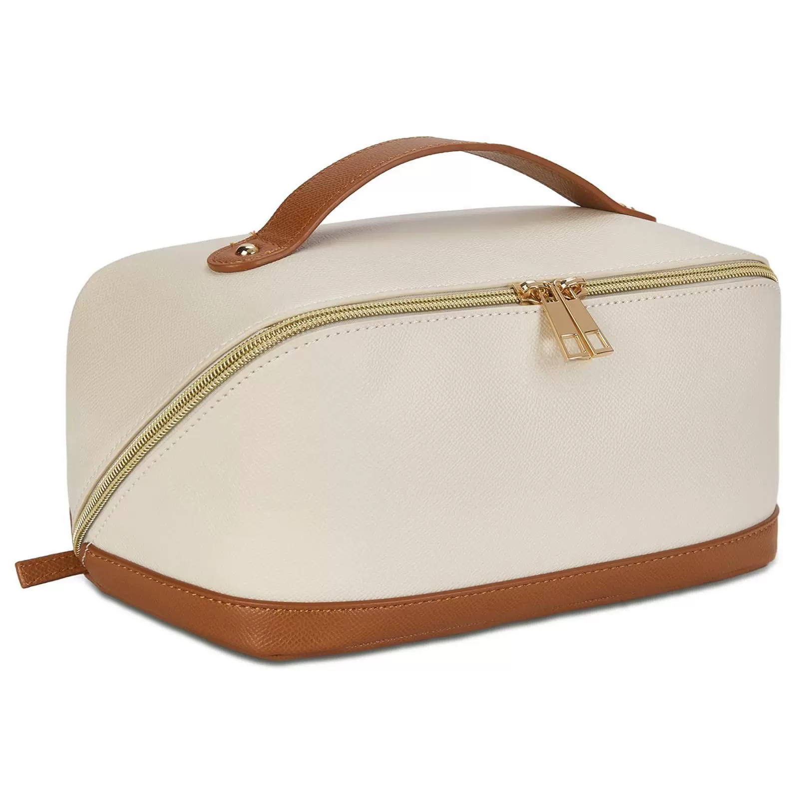 跨境专供化妆包大容量旅行化妆包便携式皮革防水化妆收纳袋洗漱包