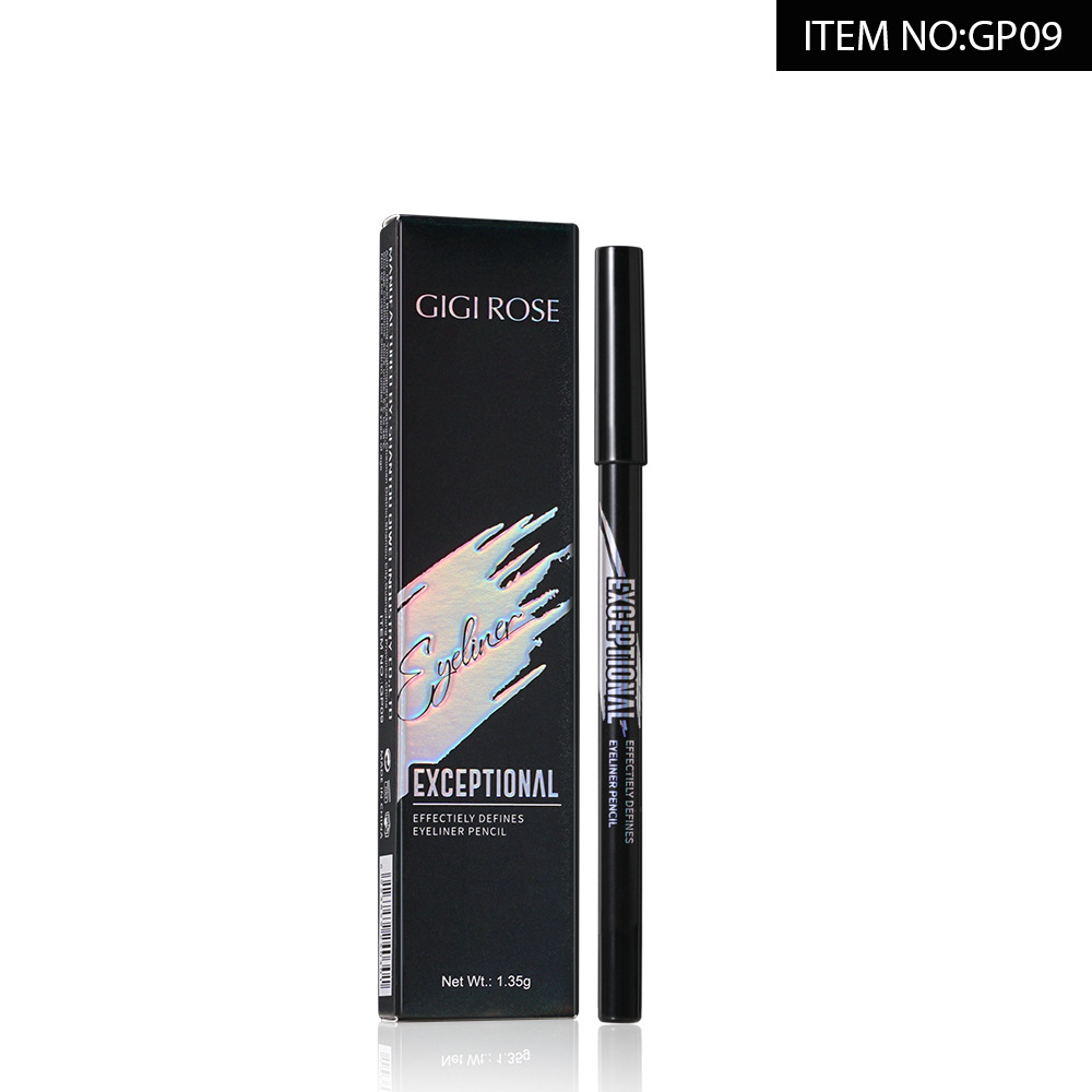 GIGIROSE small plastic stem eyeliner pen has a rich color, dries quickly, is water-resistant, sweat-resistant and not easy to smudge details Picture