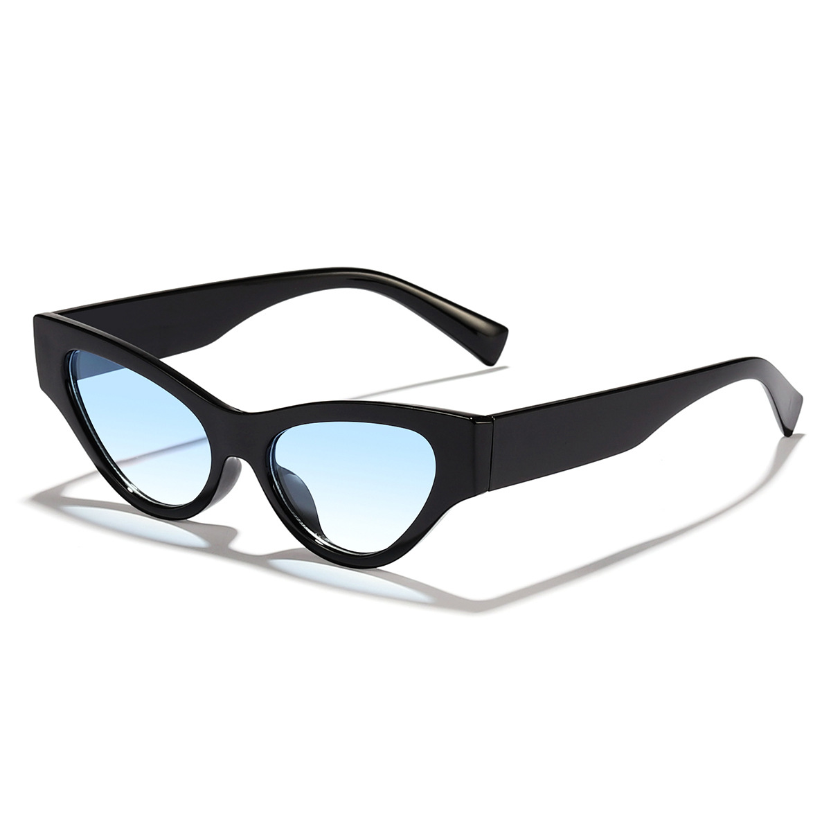 2024 nueva moda triángulo ojo de gato tendencia moda al aire libre sombrilla gafas de sol celebridades de Internet mismas gafas de sol de alta gama