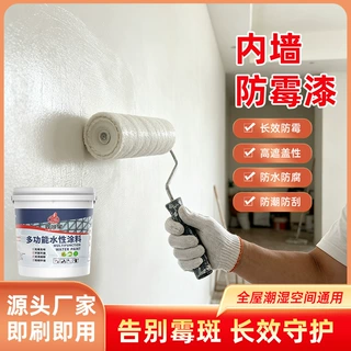 乳胶漆内墙室内用墙面漆多功能水性涂料内墙防霉漆墙面翻新补墙漆