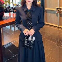 设计感2025秋新款气质西装套装职场长袖上衣外套半身裙两件套女装