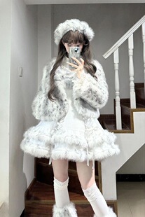 2025�귨ʽ�������|Lolita���bŮ�ﶬë�q������+�����ȹ�ɼ���