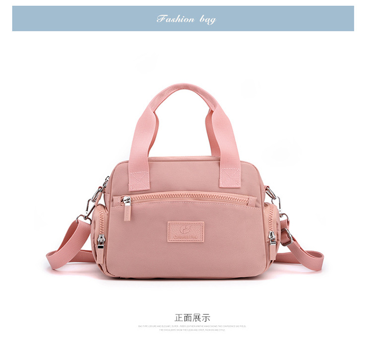 New cross-border women's bag, large-capacity waterproof crossbody bag, simple and fashionable handbag, nylon women's bag, mom bag undefined